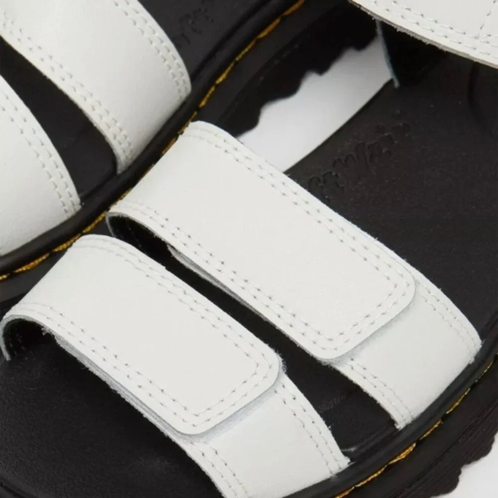 DR. MARTENS KLAIRE‎ LEATHER STRAP SANDALS